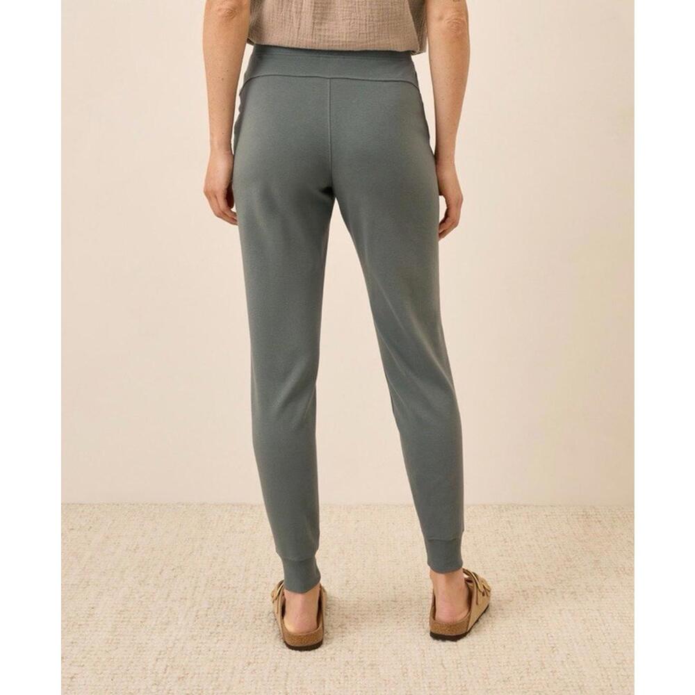 Pact Classic Airplane Set Cardigan + Jogger Castor Green W9ML $168 MSRP L - Picture 6 of 9